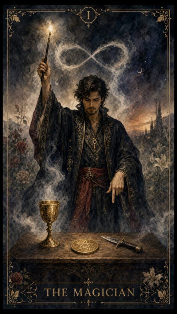 The magician Tarot Card